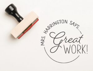 Teachers personalise stamp