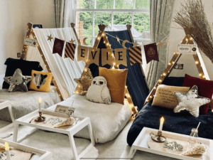 Harry Potter inspired teepee set up