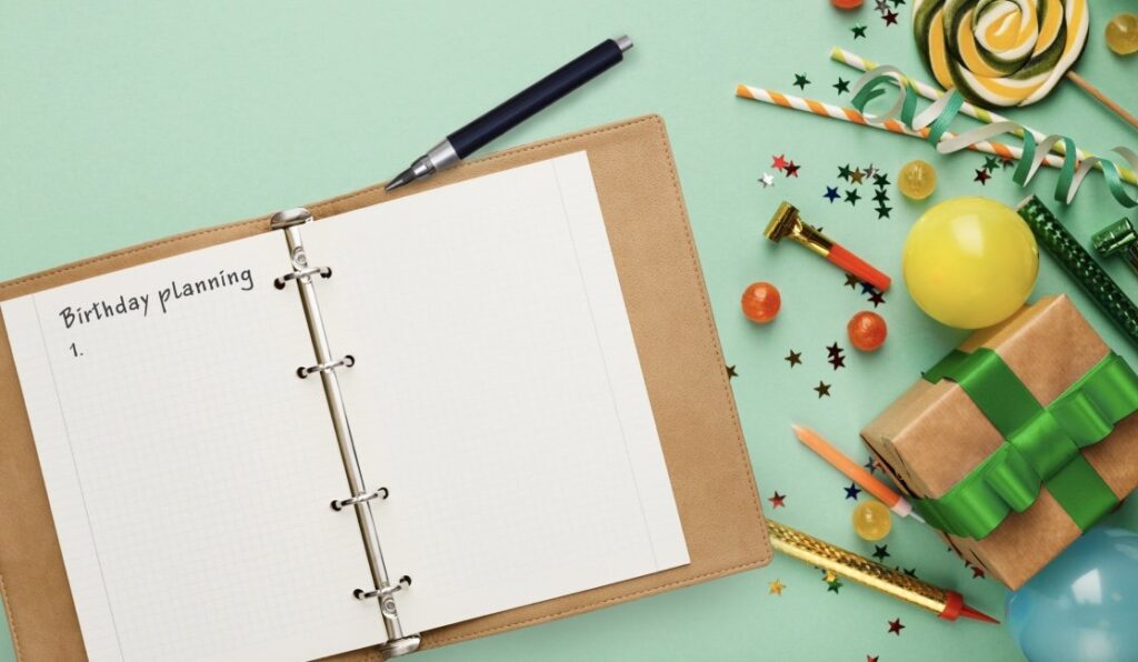 Notebook and pen