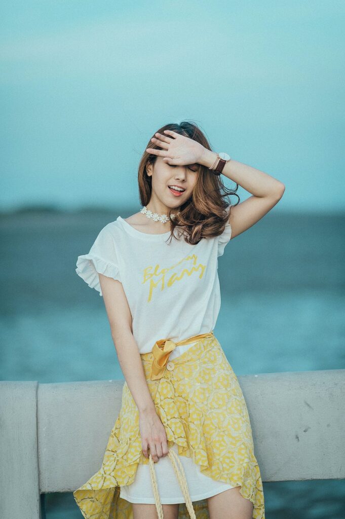 Girl posing