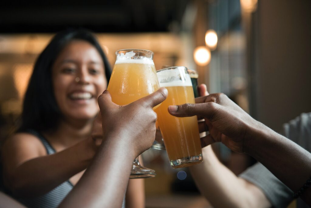 People drink gin beer - Teenage birthday party ideas