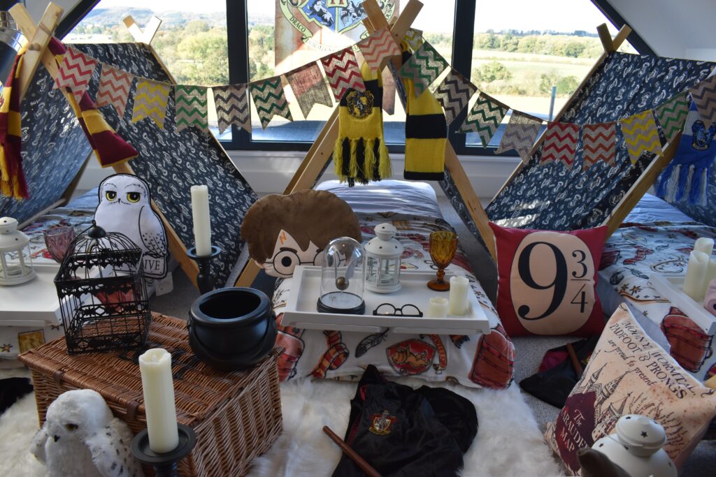 Harry Potter inspired teepees by my little party
