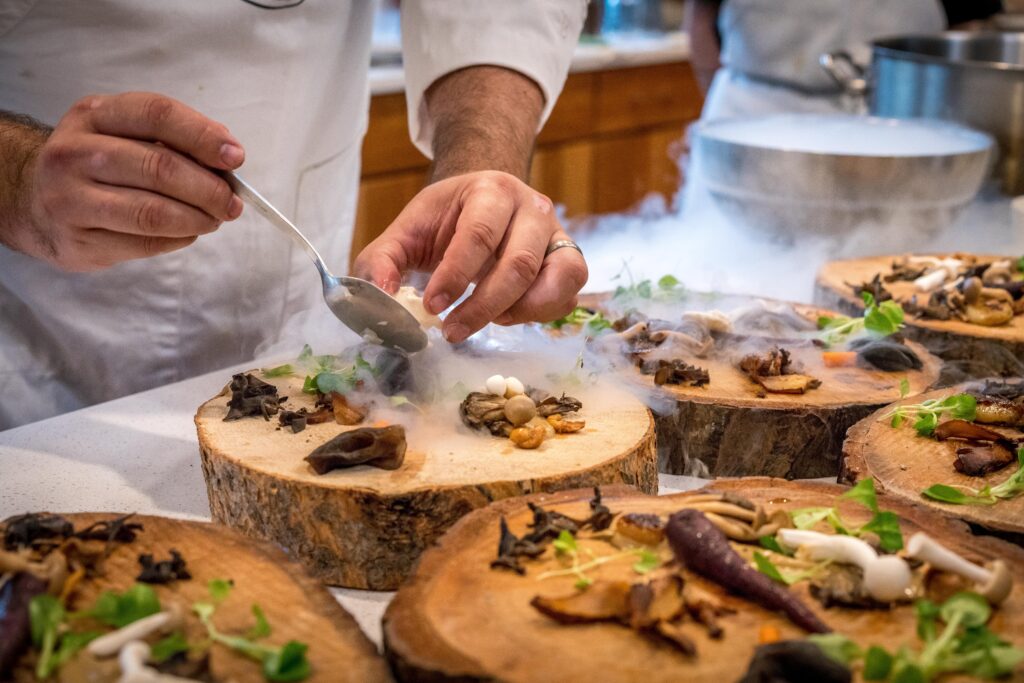 A chef preparing a dinner - Ideas for teenage parties