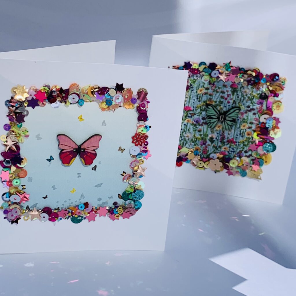 Two handmade birthday cards