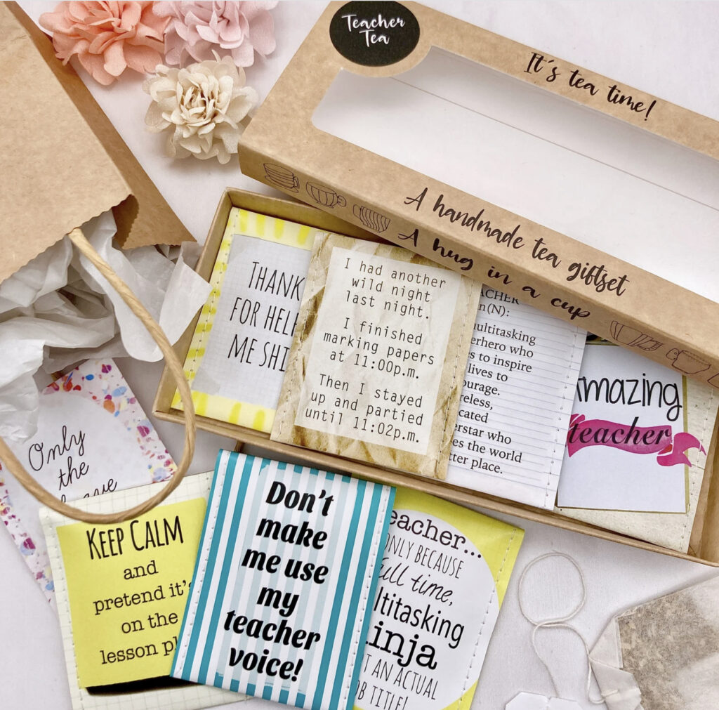 Victoria Mae tea gift set for teachers