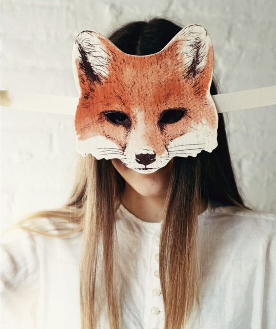 Girl with a fox mask by frieda’s tierchen