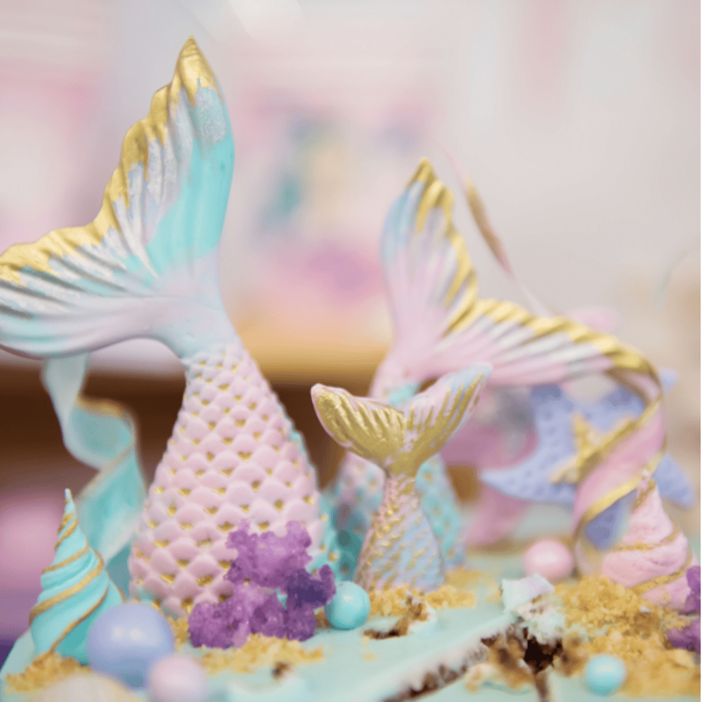 Mermaid cake toppers