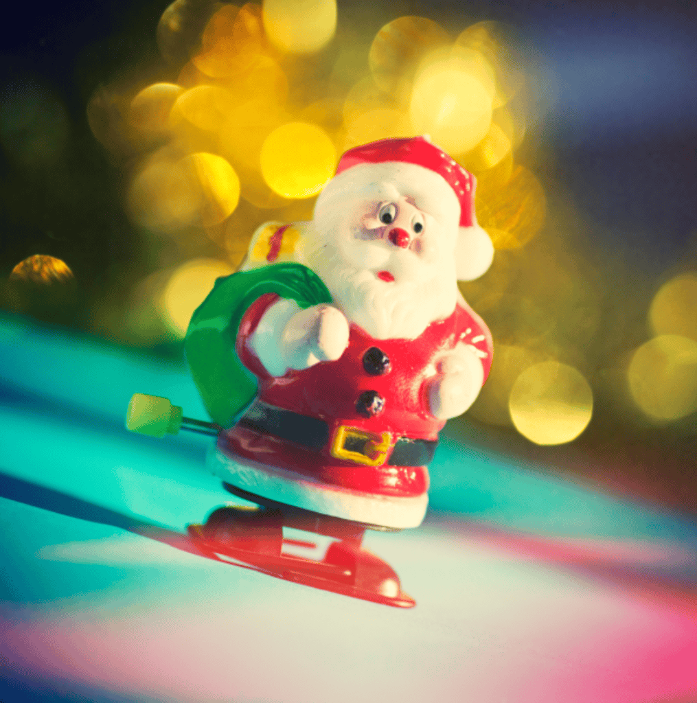Santa christmas tree traditions