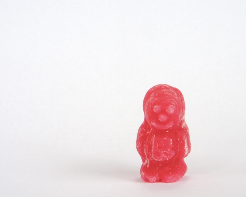 A red jelly baby