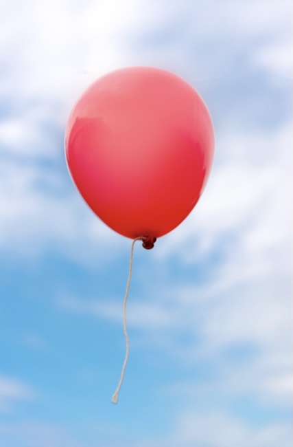 Balloon on a string