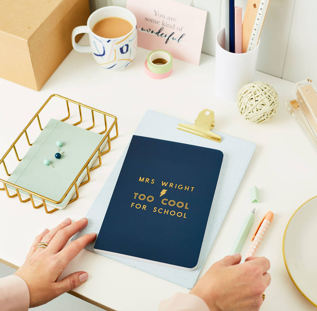 Martha Brook Personalised notebook