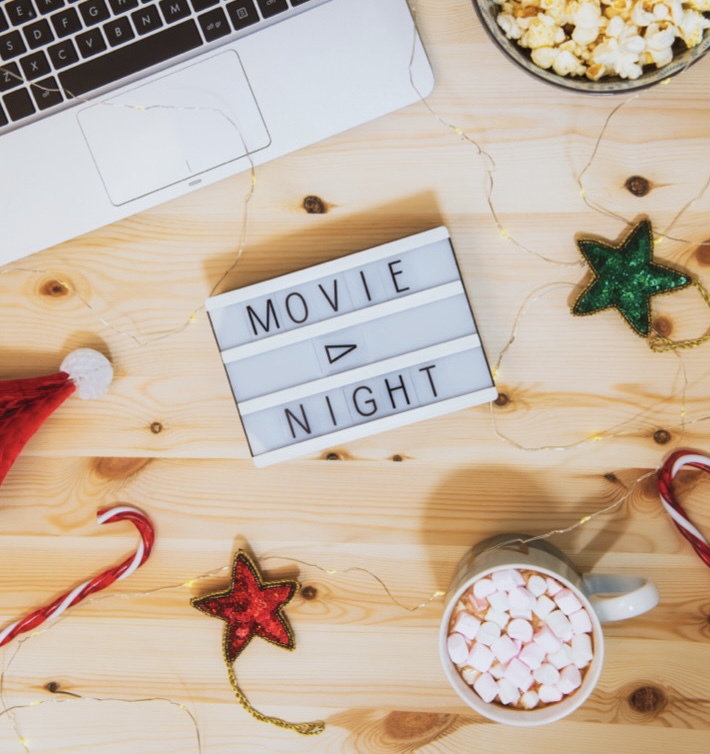 Movie night sign