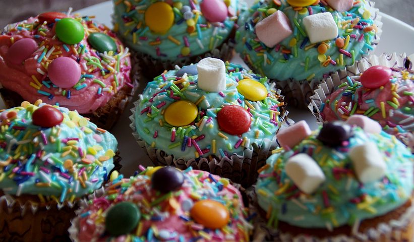 Decorated cupcakes