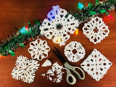 Paper snowflakes