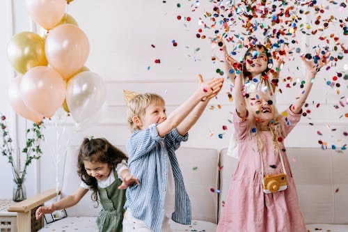 Children at a party