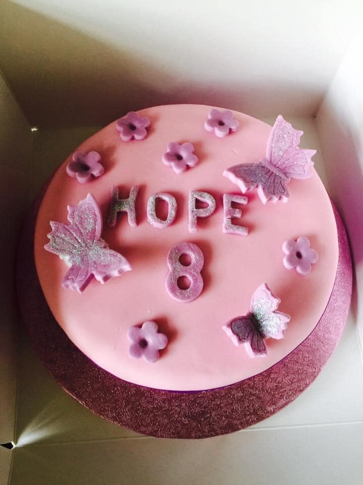 Hopes birthday cake
