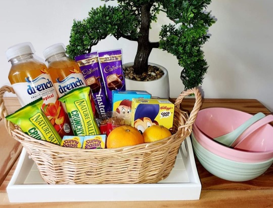 Breakfast hamper - Cornwall teepee sleepover hire - Sleepover birthday parties for kids