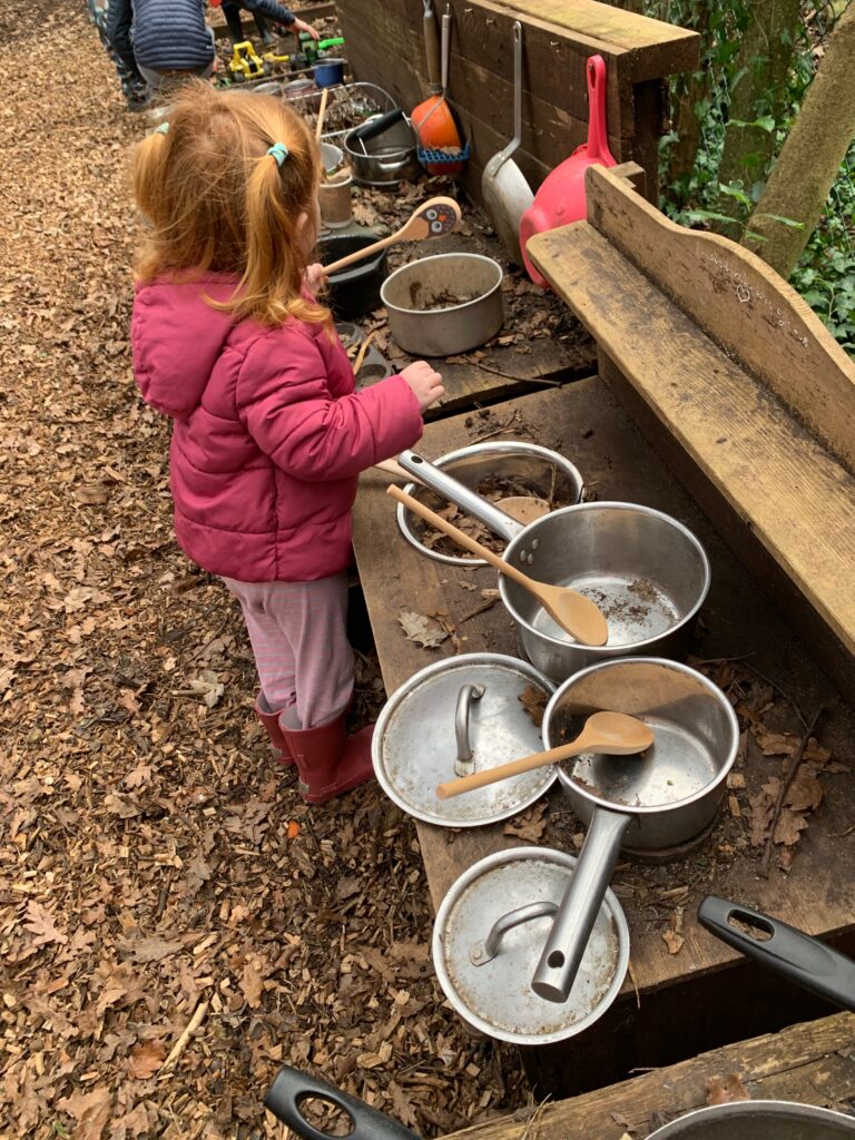 Mud kitchen - Forest school style parties