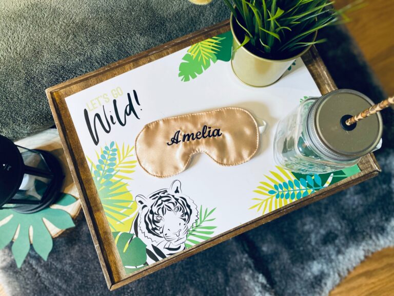 Personalised eye mask -Sleepylily - Sleepover birthday parties for kids