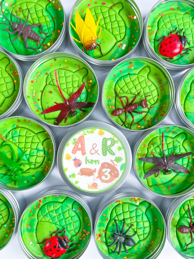 Insect play dough - Forest school style parties - little play tribe