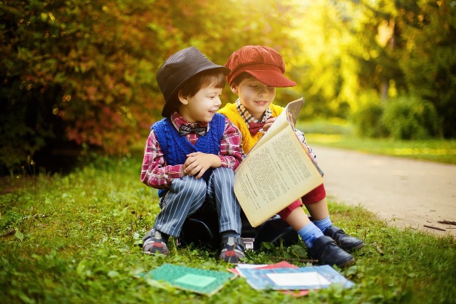 Two boys reading books - Non gift birthday presents