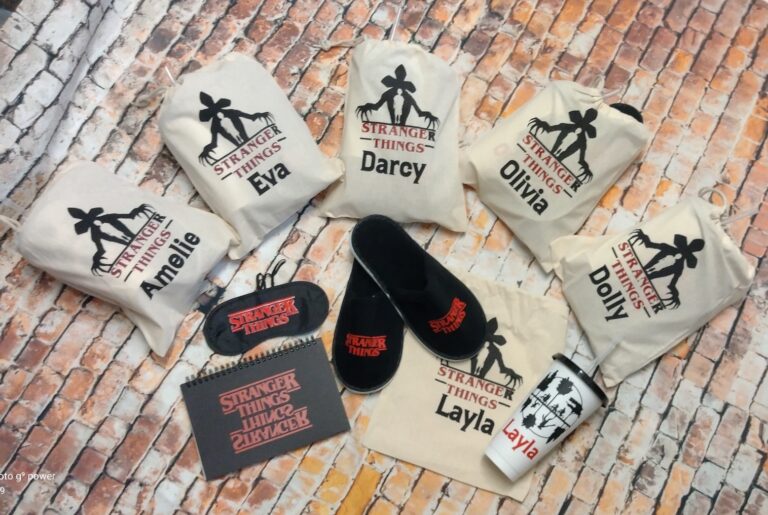 Stranger Things themed party bags - Clear Craft 79 - Sleepover birthday parties for kids