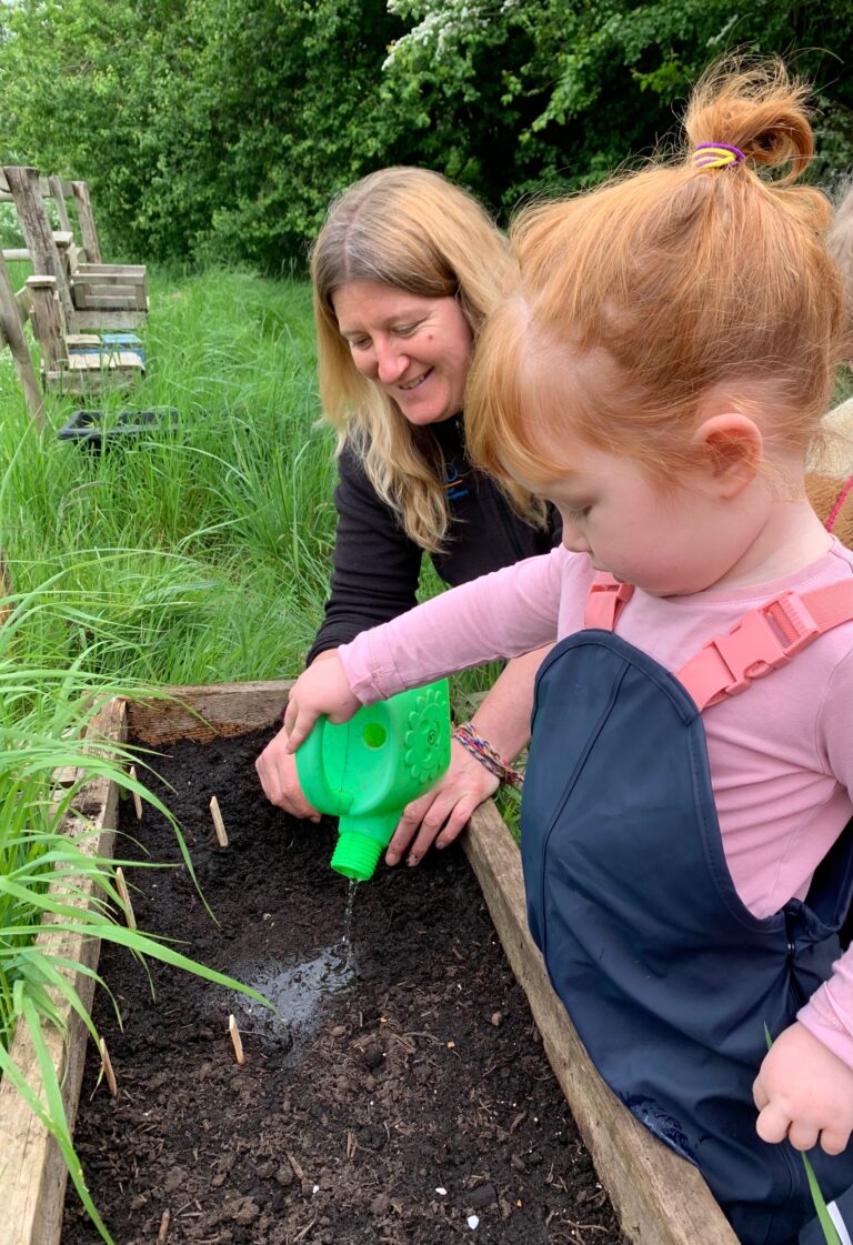 Lily wagering seeds - Forest school style parties
