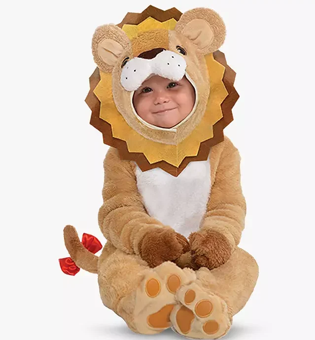 Child in a lion costume